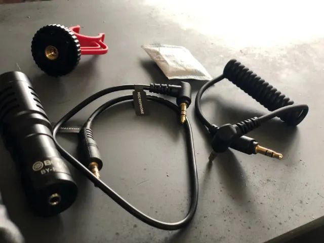 Microfone Condensador BY-MM1 boya Para Celular e Camêras - Foto 3