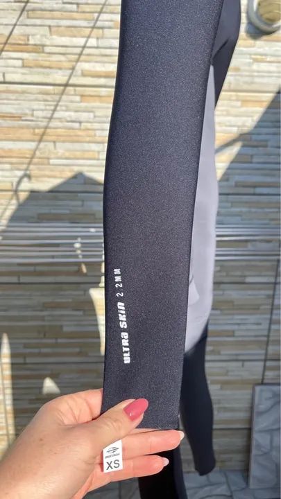 Long Jonh Ultra Skin Manga longa Mormaii 2.2mm - Foto 4
