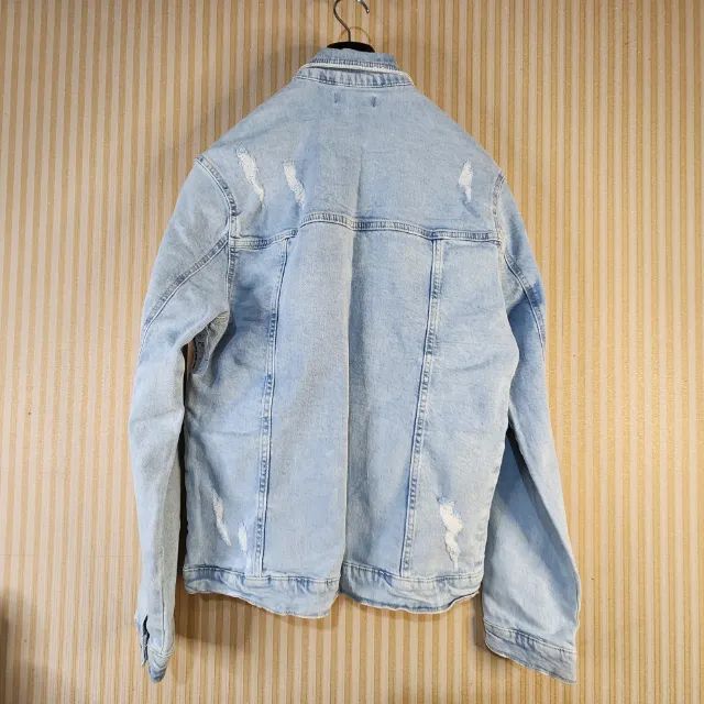 Jaqueta Jeans Azul Lavado com Destroyed | Pool Jeans - Foto 2