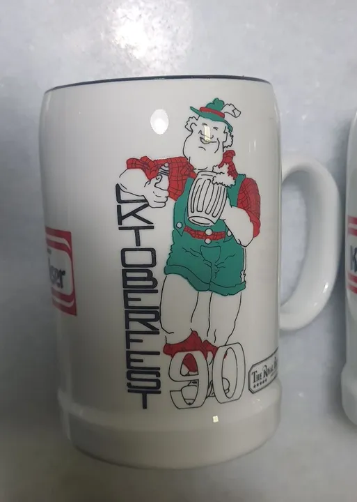 Antiga Caneca de Cerveja Oktoberfest 500ml Porcelana
