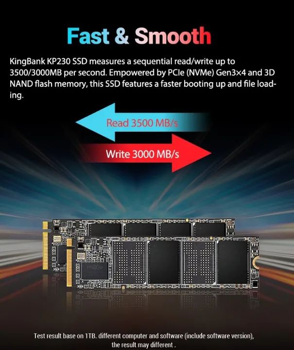SSD NVMe M.2 512GB KingBank (Gen 3x4) - Promoção - Foto 4
