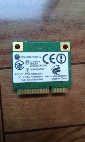 Placa de Rede WiFi (sem fio) para Notebook