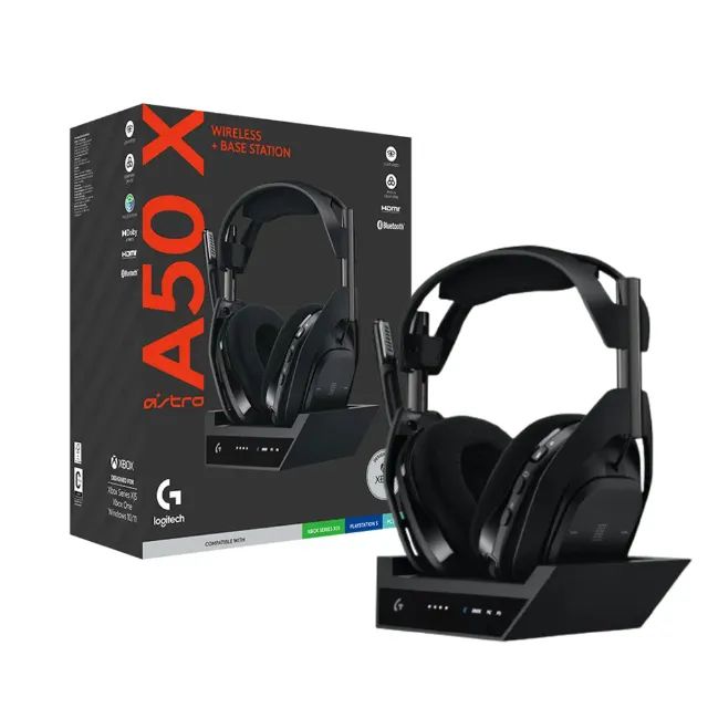Headset Gamer Astro A50x Lightspeed Xbox Ps5 Pc/mac Preto - Foto 2