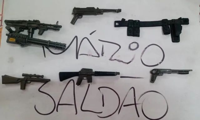 Acessórios boneco Rambo - Glasslite / anos 80 - Foto 2