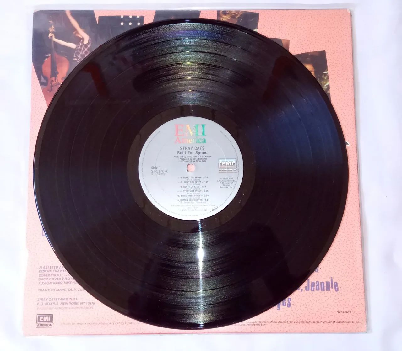 LP Stray Cats - Built For Speed (EUA) - Foto 3