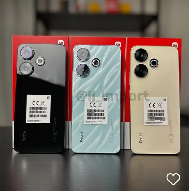 Celular Xiaomi Redmi 13 4G - 6GB/128GB - Versão Global + Capa e Película- Leia a Descrição