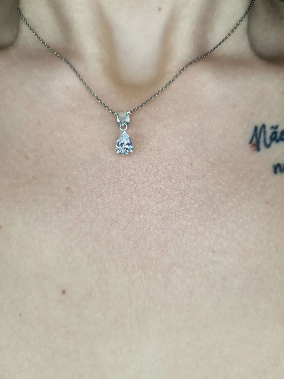 Pingente de Prata 925 com Pedra de Zircônia - Foto 5