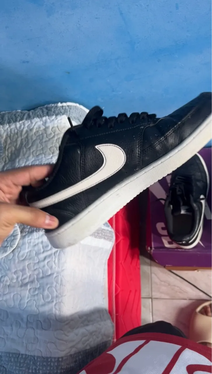 Tênis Nike Court Vision Original - Preto e Branco