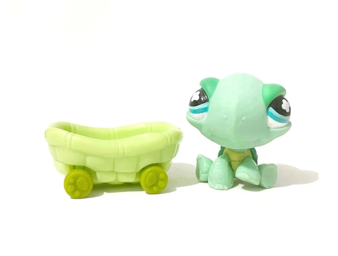 Littlest Pet Shop Tartaruga e Carrinho - Usados