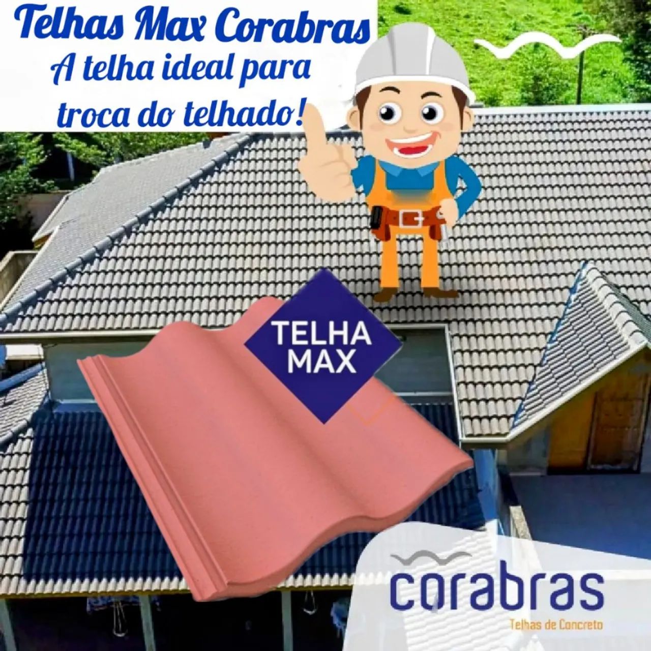 TELHAS DE CONCRETO MAX CORABRAS