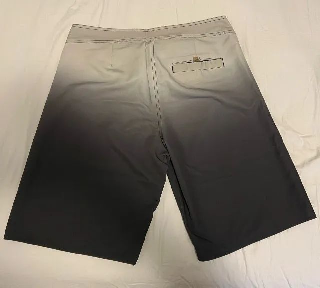 Bermuda Boardshort Redley Strecht - Degradê Verde/preto - 42 - Foto 2