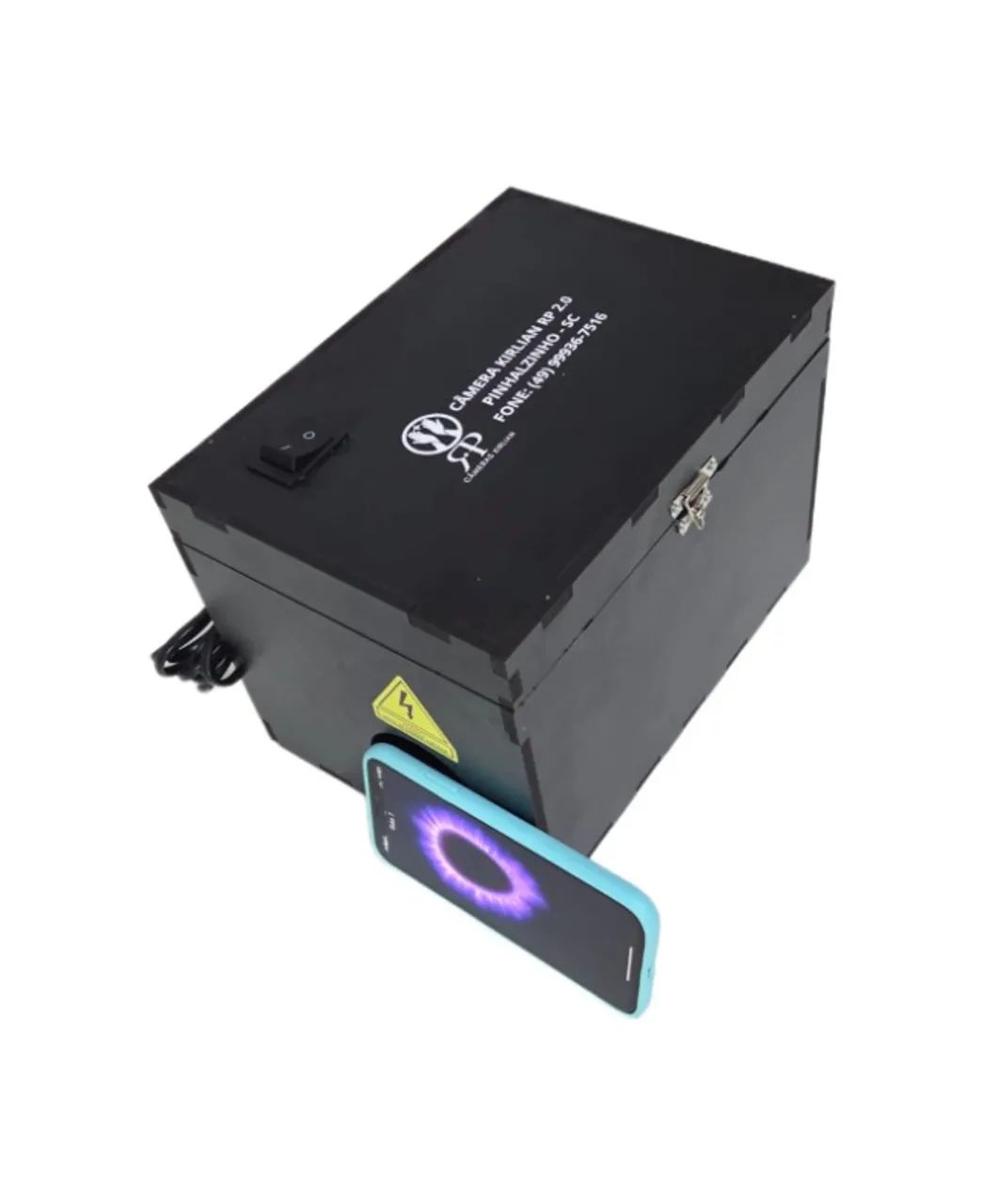 Digital Kirlian Machine R.P. 2.0 (Bioelectrography), Compatible with Smartphone and Digital Camera