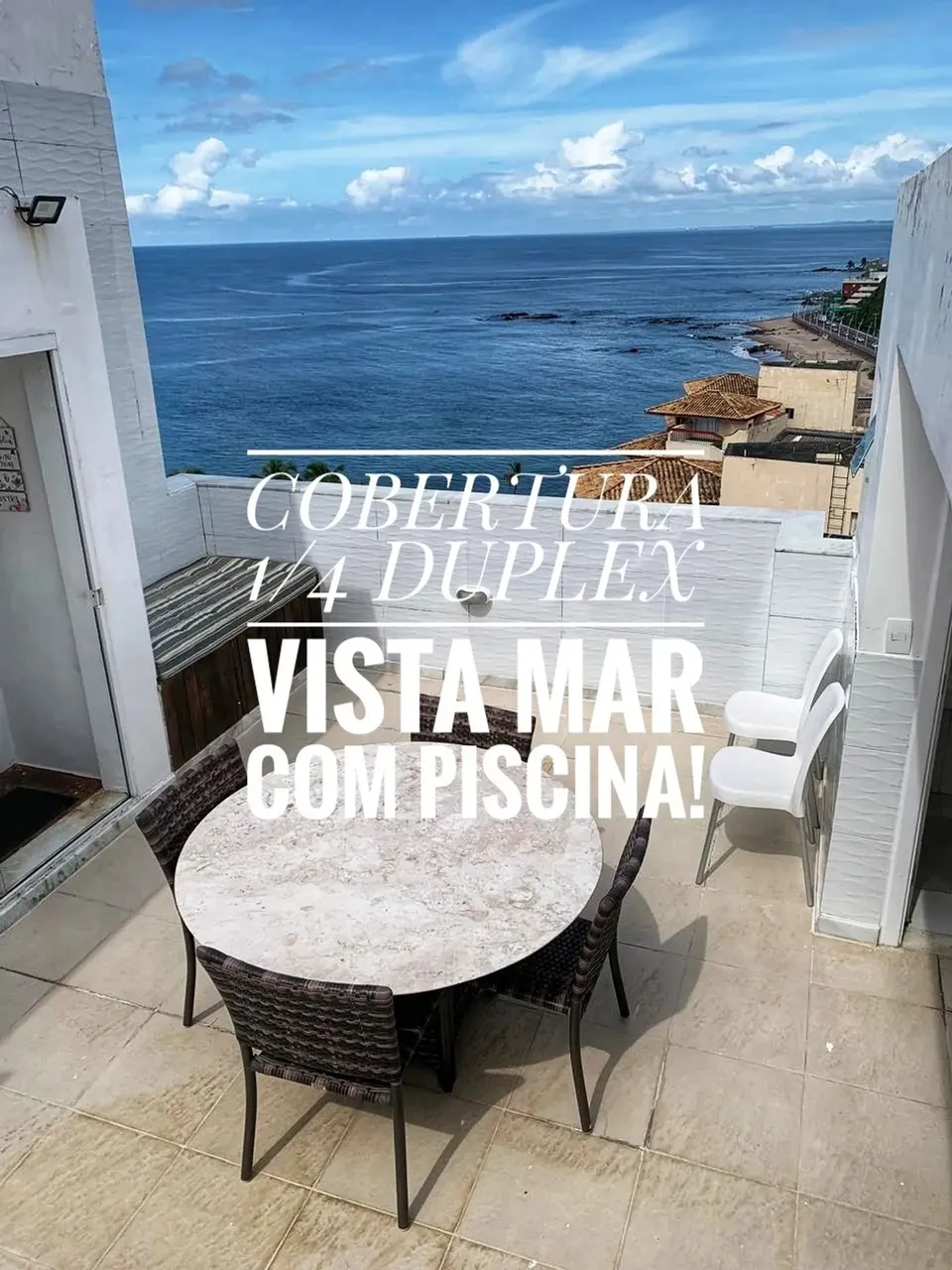 1 QUARTO DUPLEX VISTA MAR PISCINA NO RIO VERMELHO SALVADOR BA