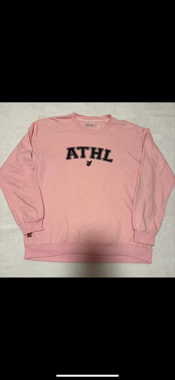 Moletom Athletico Pr rosa Hat Trick