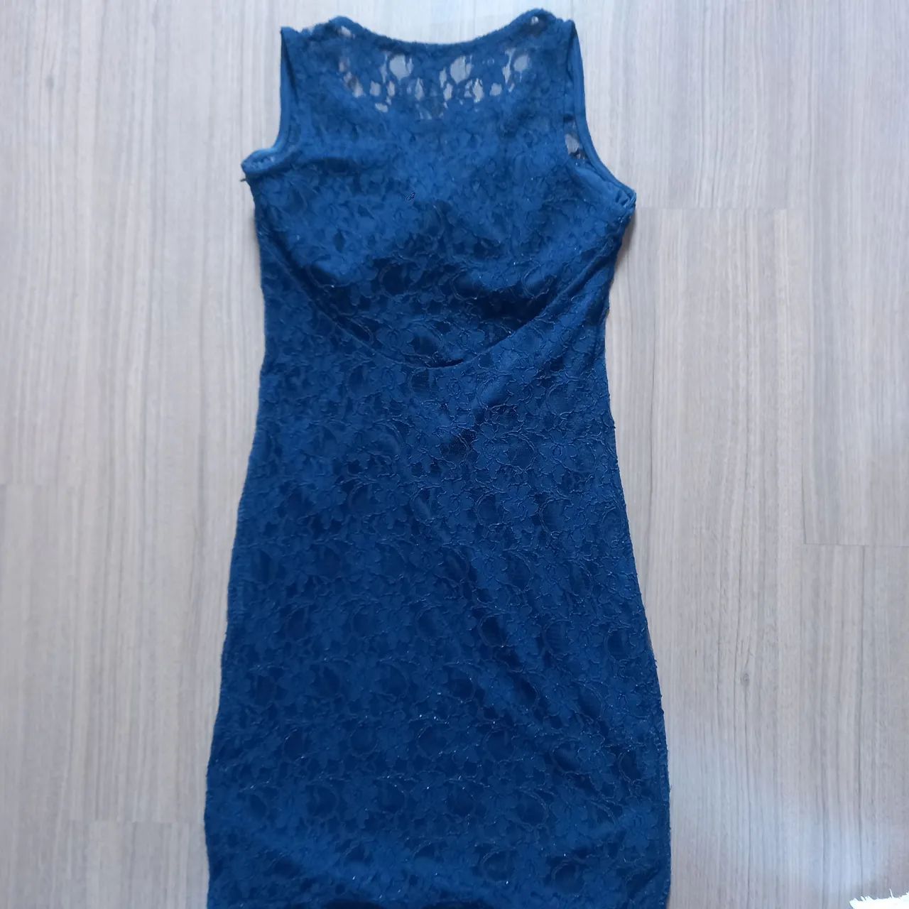 Vestido de renda azul  - Foto 2
