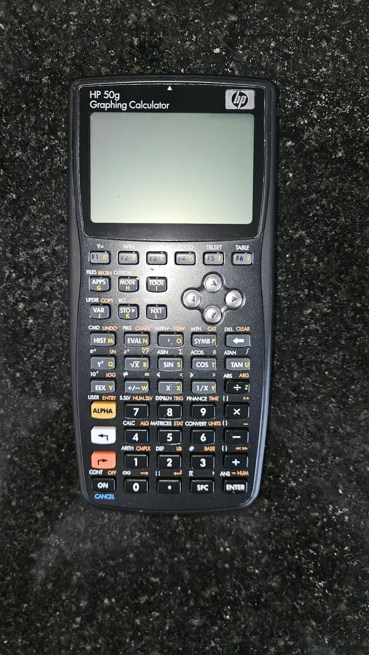 Calculadora HP 50g Gráfica