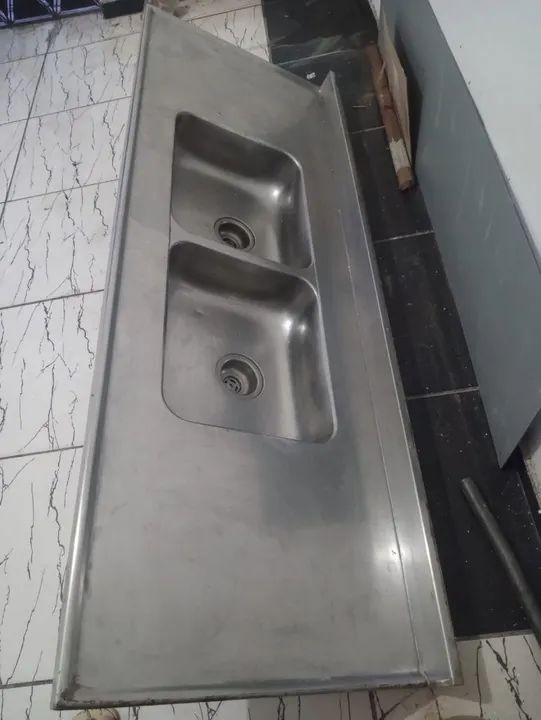 Cuba dupla em aço inox - Foto 5