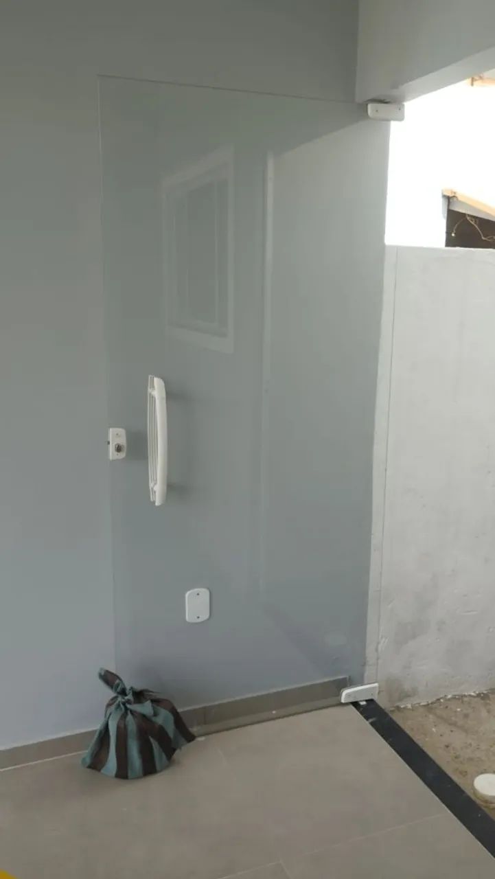 Porta de Vidro blindex completa 2,10 x 1,00m