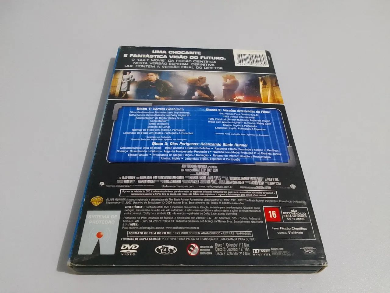 DVD Triplo Blade Runner O Caçador de Androides (1982) Dublado
