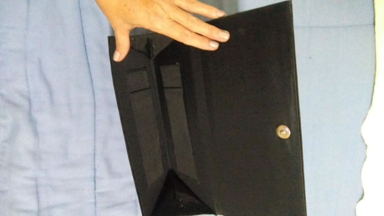 Clutch preta elegante - Foto 2