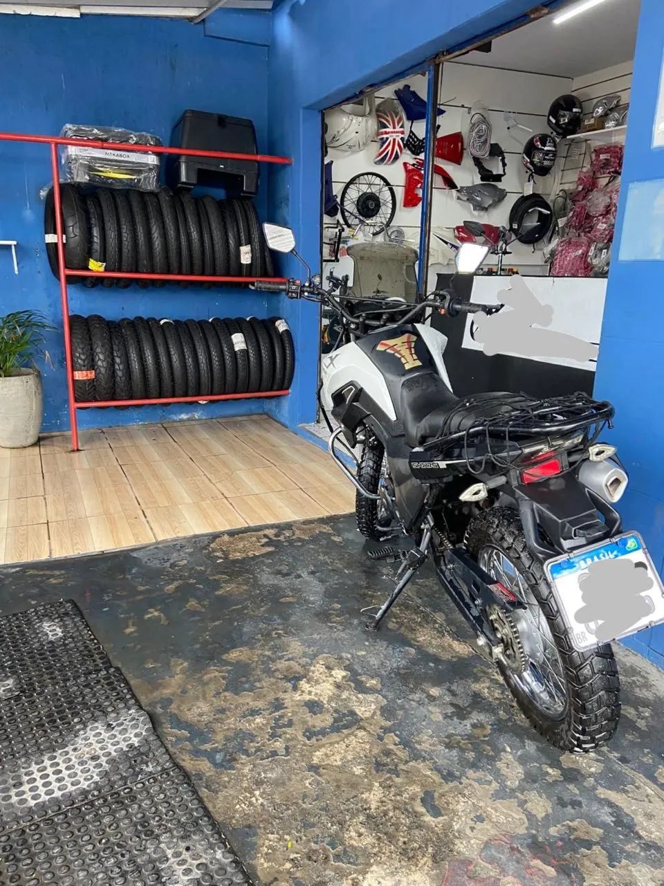 Oficina de moto completa - equipamentos e ferramental