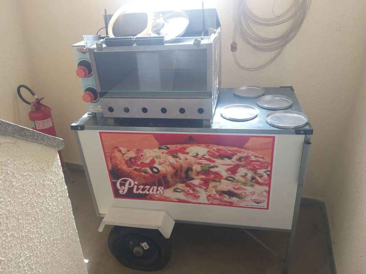 Barraca de pizza nunca usada promoção de brinde - Foto 2