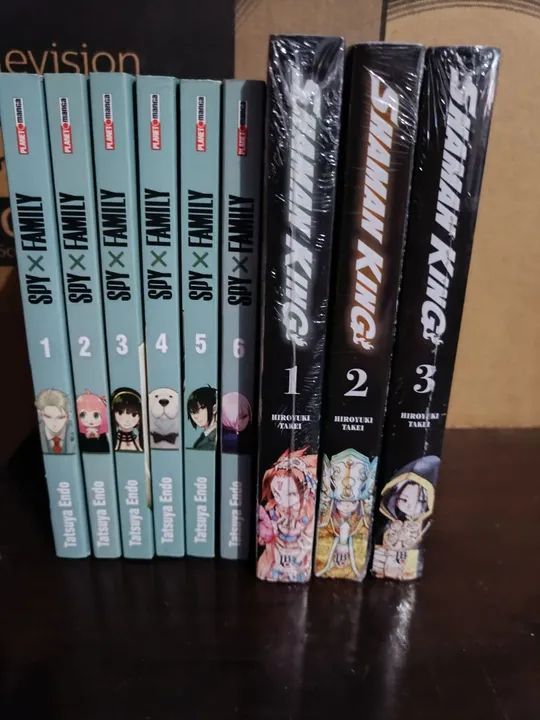 Mangás Spy x Family e Shaman King