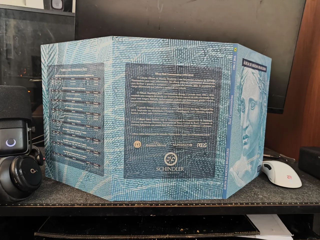 Álbum moeda SCHLINDER moedas comemorativas  - Foto 3