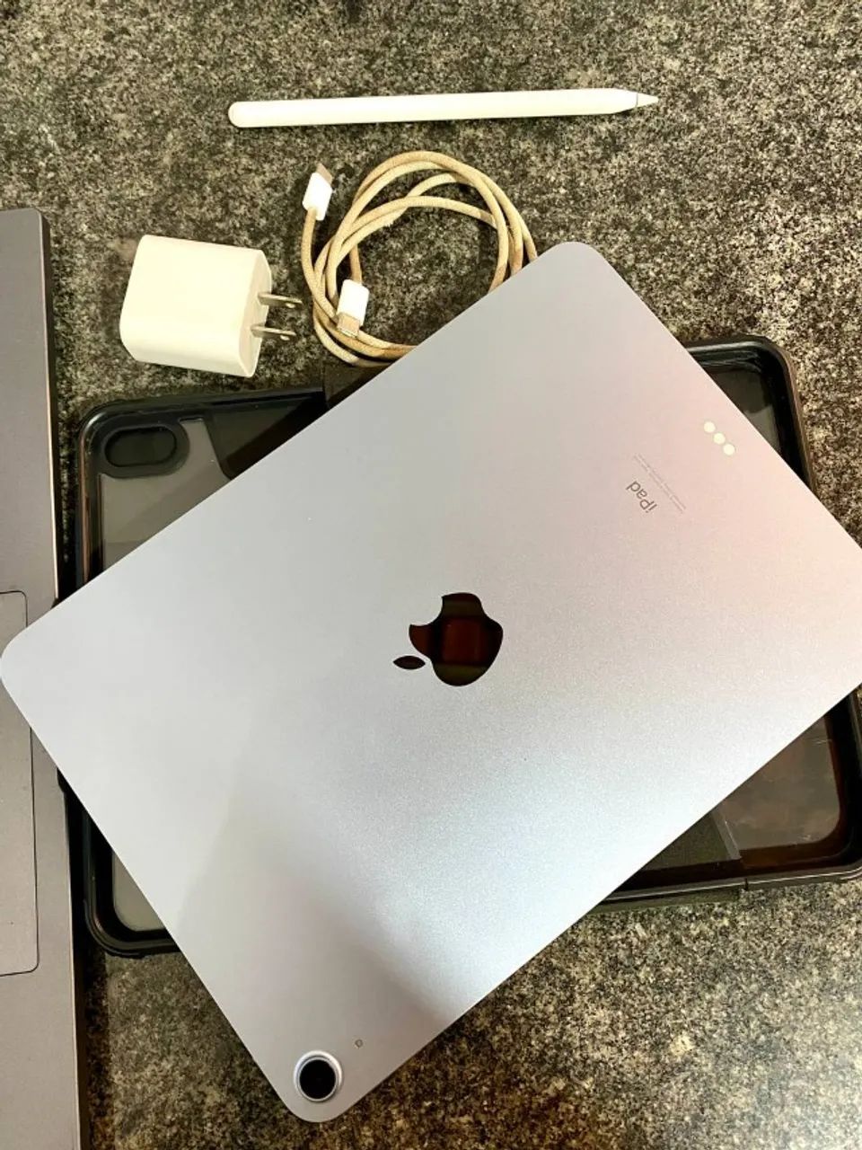 iPad Air 4 Azul - 256 GB + Apple Pencil 2ª geração - Tablets e E