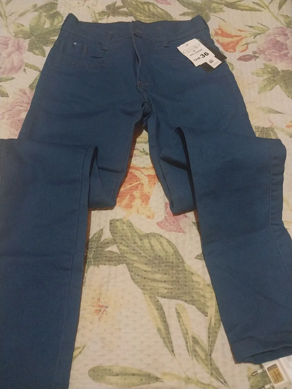 ppCalça Jeans Azul Tamanho 36