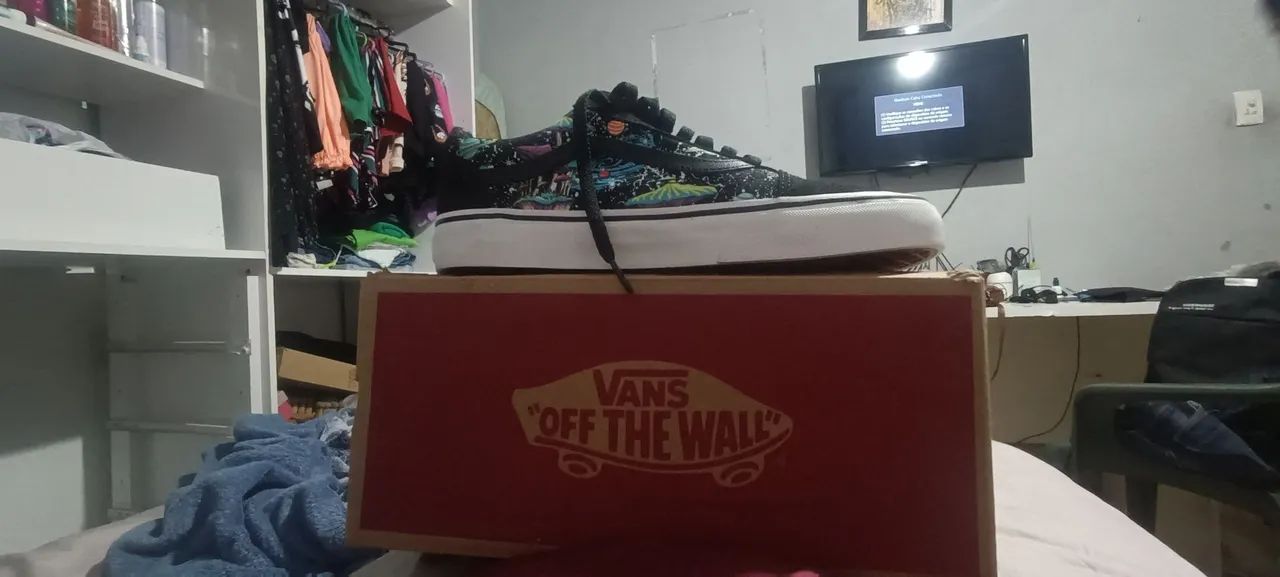 Tênis Vans Old Skool Estampado Espacial - Foto 4