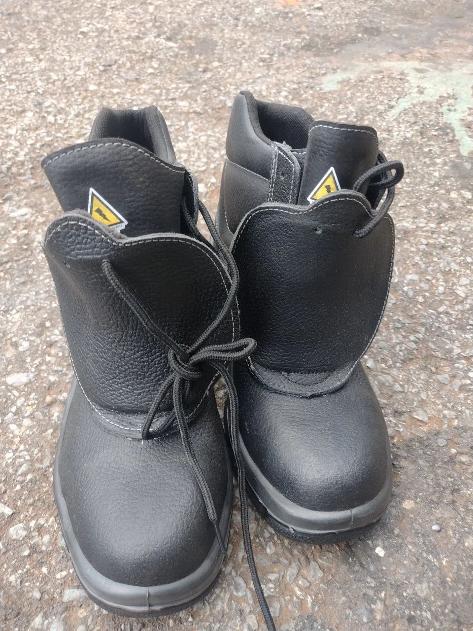 Botas bico de aço de couro  - Foto 5