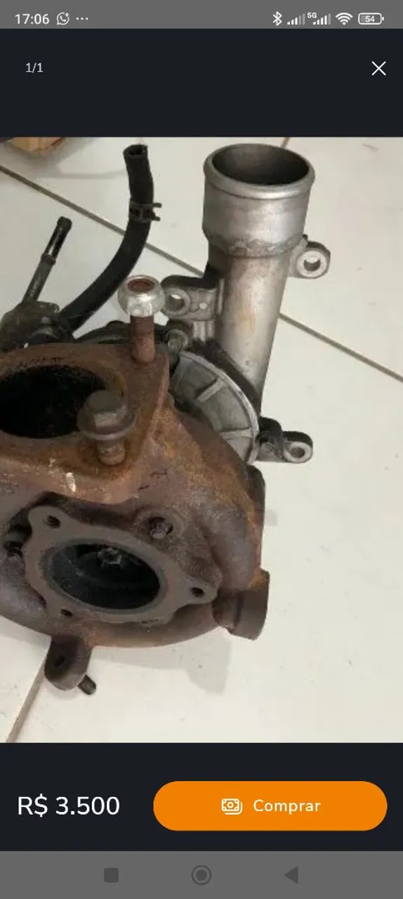 Turbina para Hilux 2006 a 2015