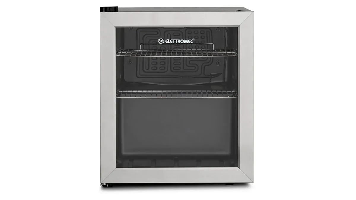 RETIRADA EM POA RS - Frigobar Elettromec Usado 46L 110V Mostrador de Vidro