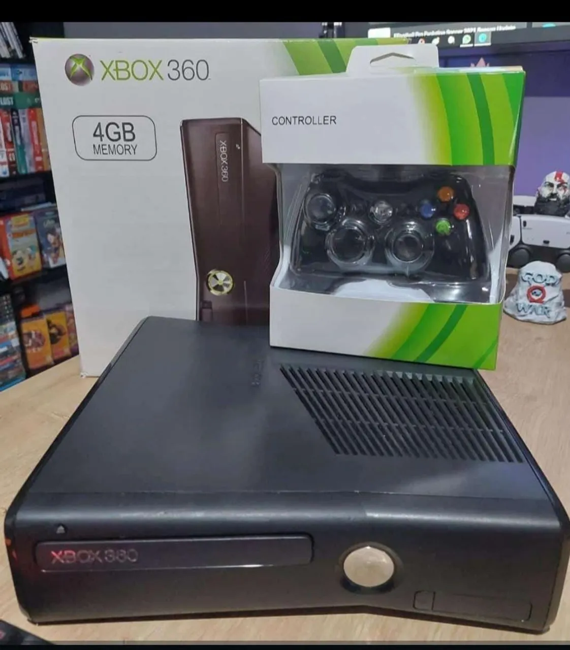Xbox 360 4GB + 1 Controle Original sem fio