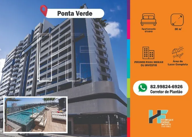 APARTAMENTO PARA INVESTIMENTO - PONTA VERDE