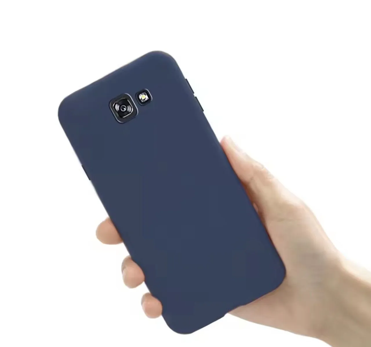 Capinha Silicone Azul royal para Celular Samsung prime