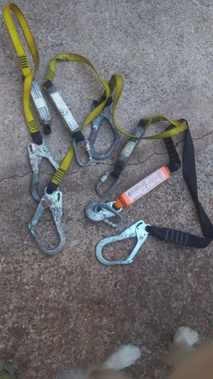 Kit Antiqueda Profissional - Cinto de Segurança, Talabarte e Trava-Quedas - Foto 4