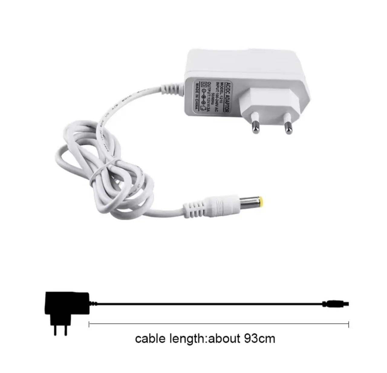 Fonte Carregador DC 12V 1A para Câmera, Monitor, Roteador etc - Foto 2