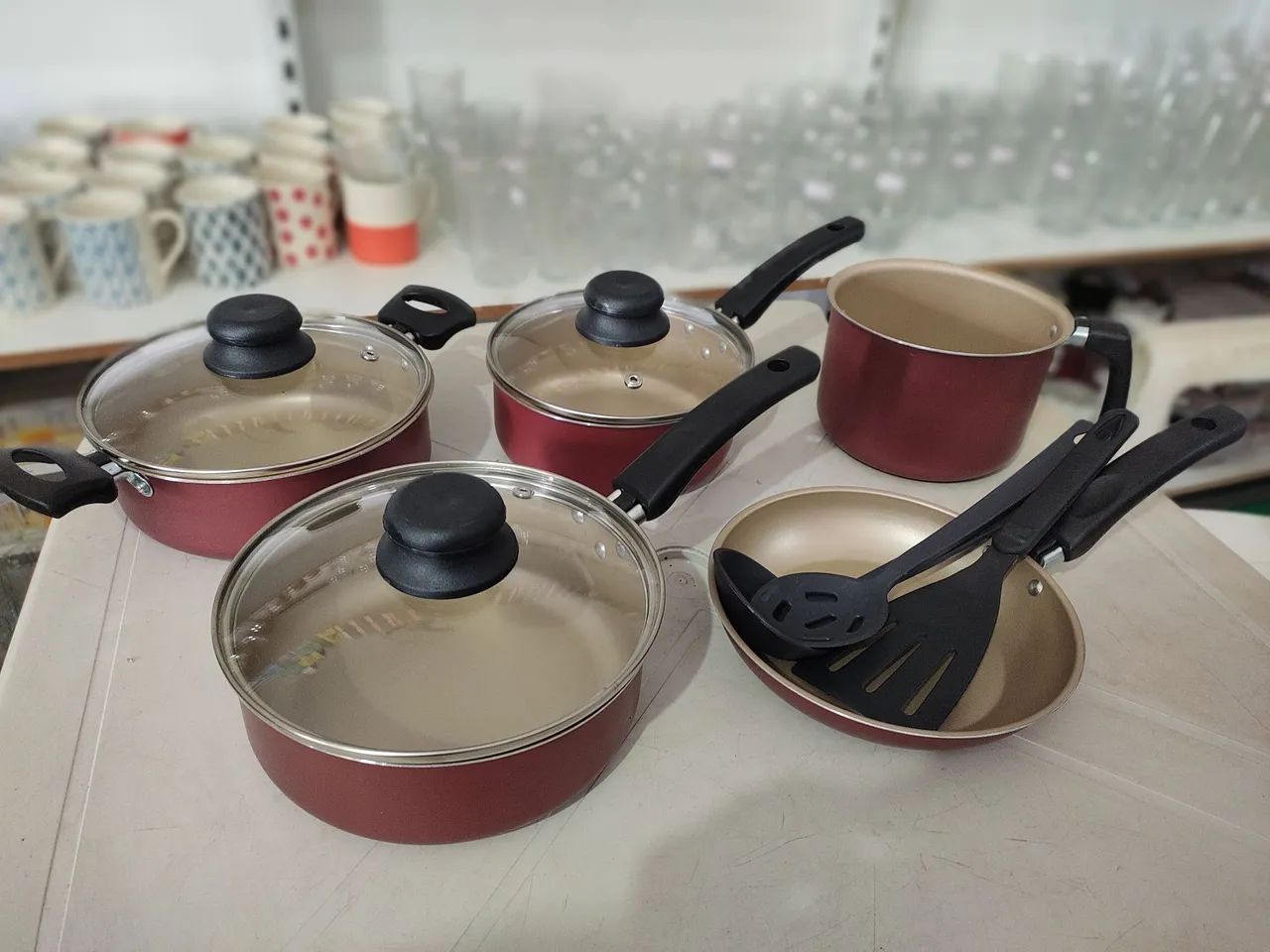 Jogo de Panelas Antiaderente 8 Peças (Pronta Entrega) - Foto 3