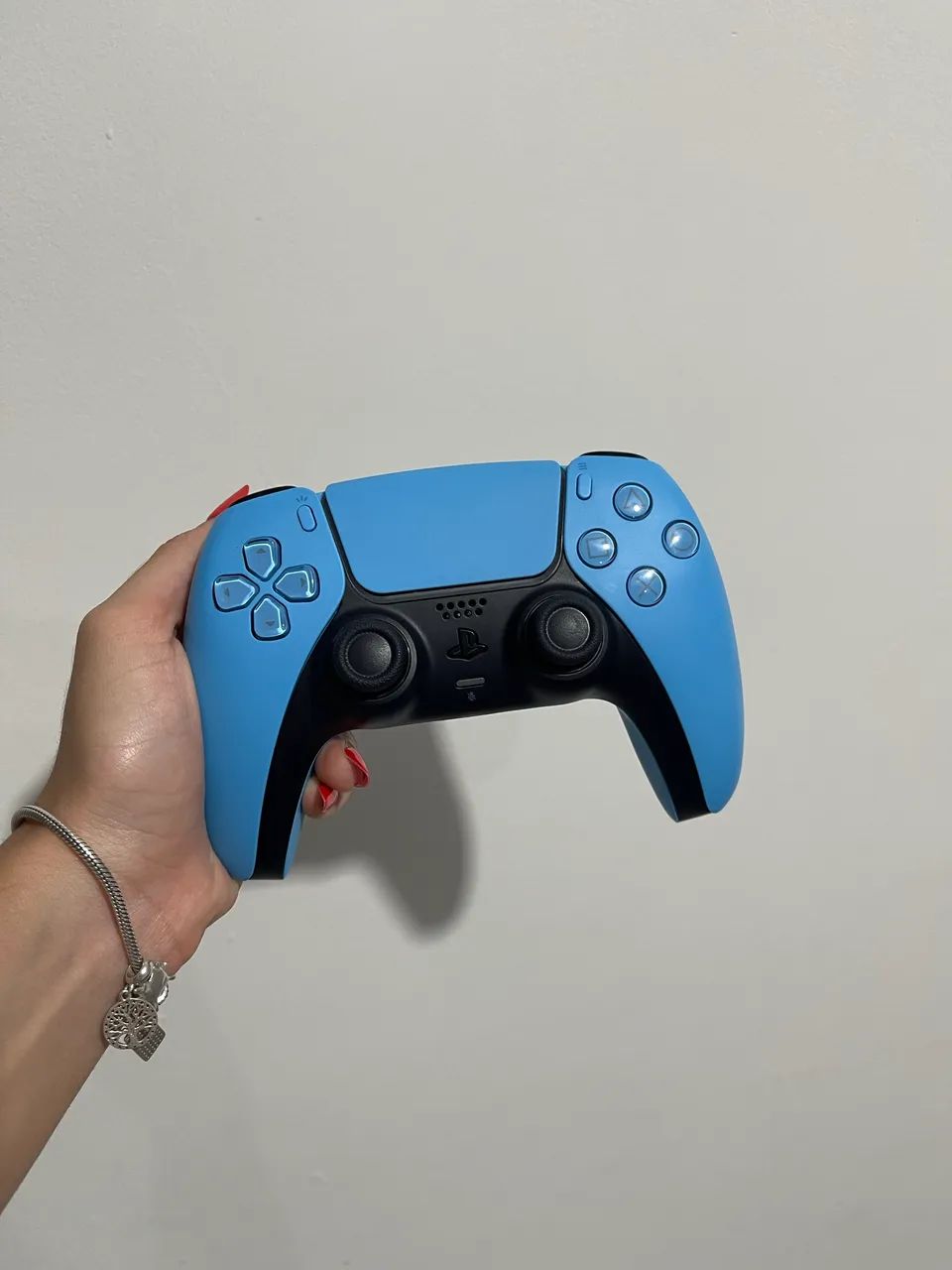 Controle ps5 blue com garantia 64313237952257122