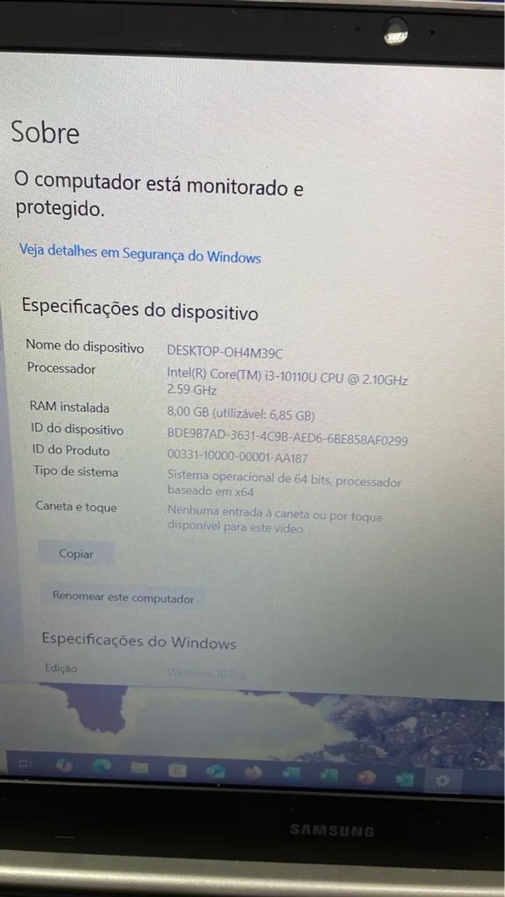 Notebook Samsung Ebook E30 barato pra ir logo !! Ac cartão e Pix  - Foto 2