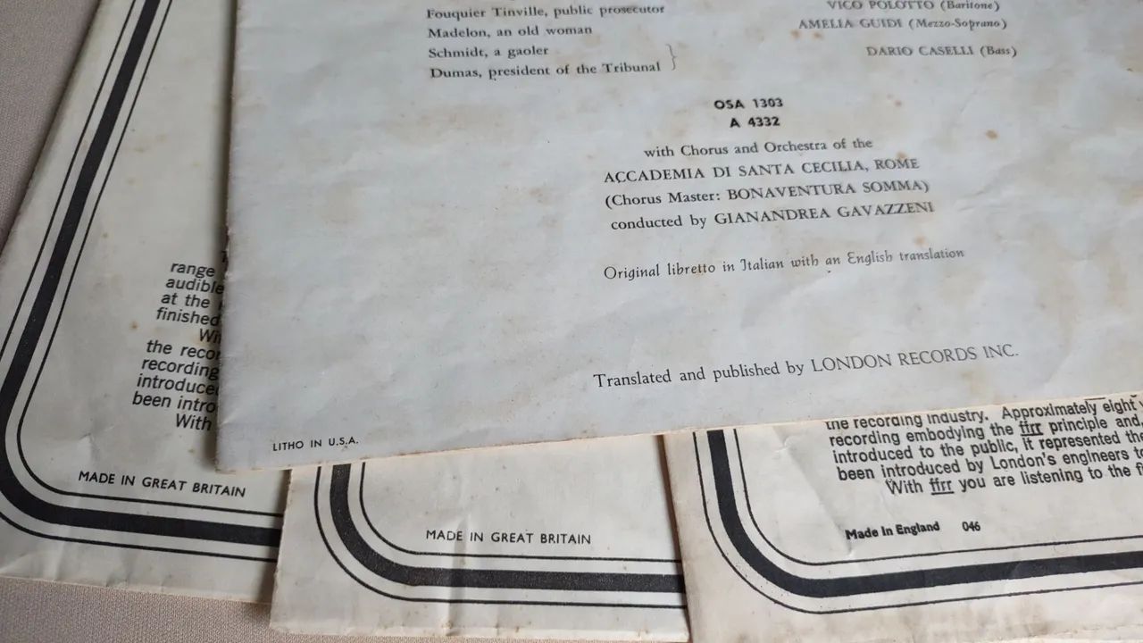 Giordano - Andrea Chénier - Complete Recording - Foto 4