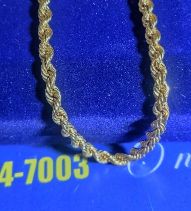 Pulseira Torcida Ouro 18 Kilastes  4 Gramas 4 mm  - Foto 5