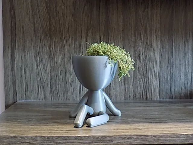 Mini Vasinho Bob Robert para Decoração vaso de plástico tamanho 11 cm - Foto 5