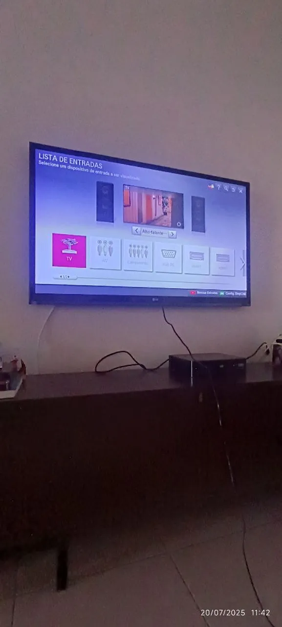 TV LG tela grande