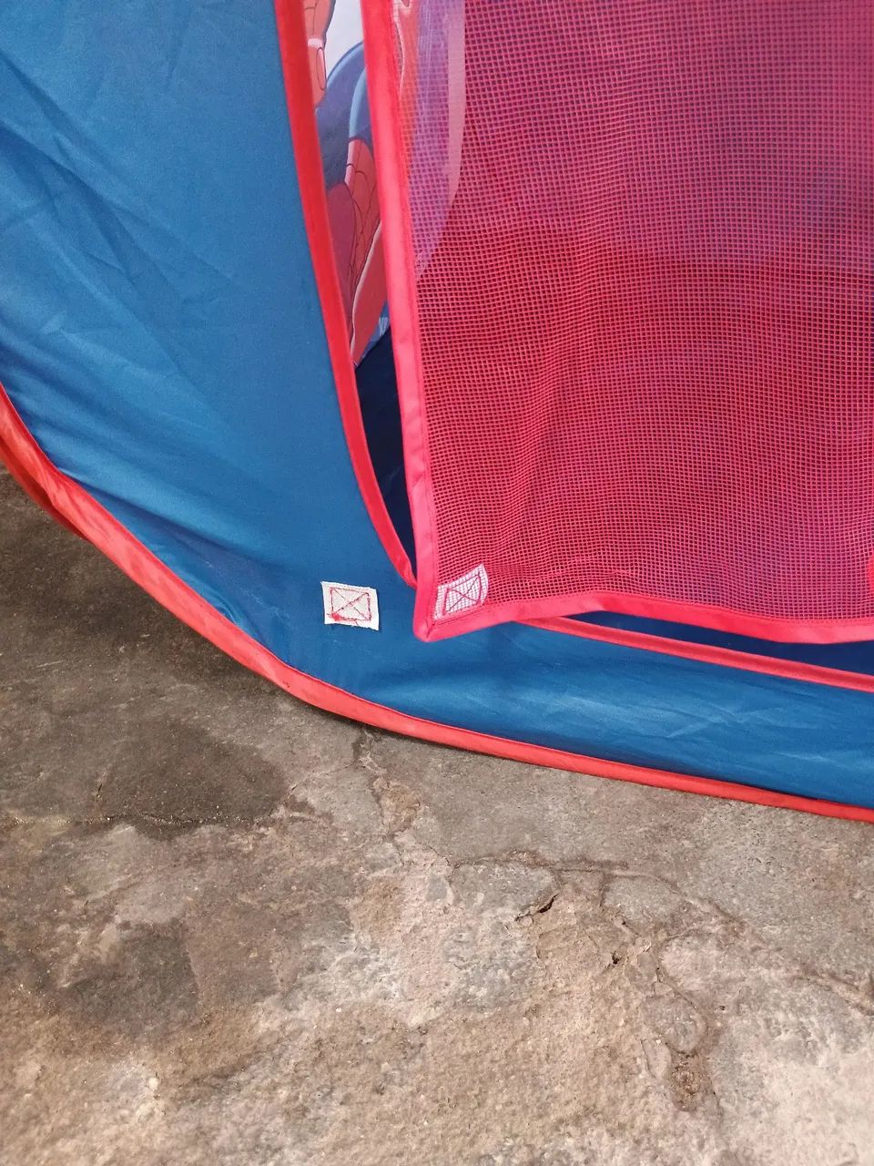 Cabana Homem Aranha Criança, 80x80x100  com bolinhas  - Foto 5