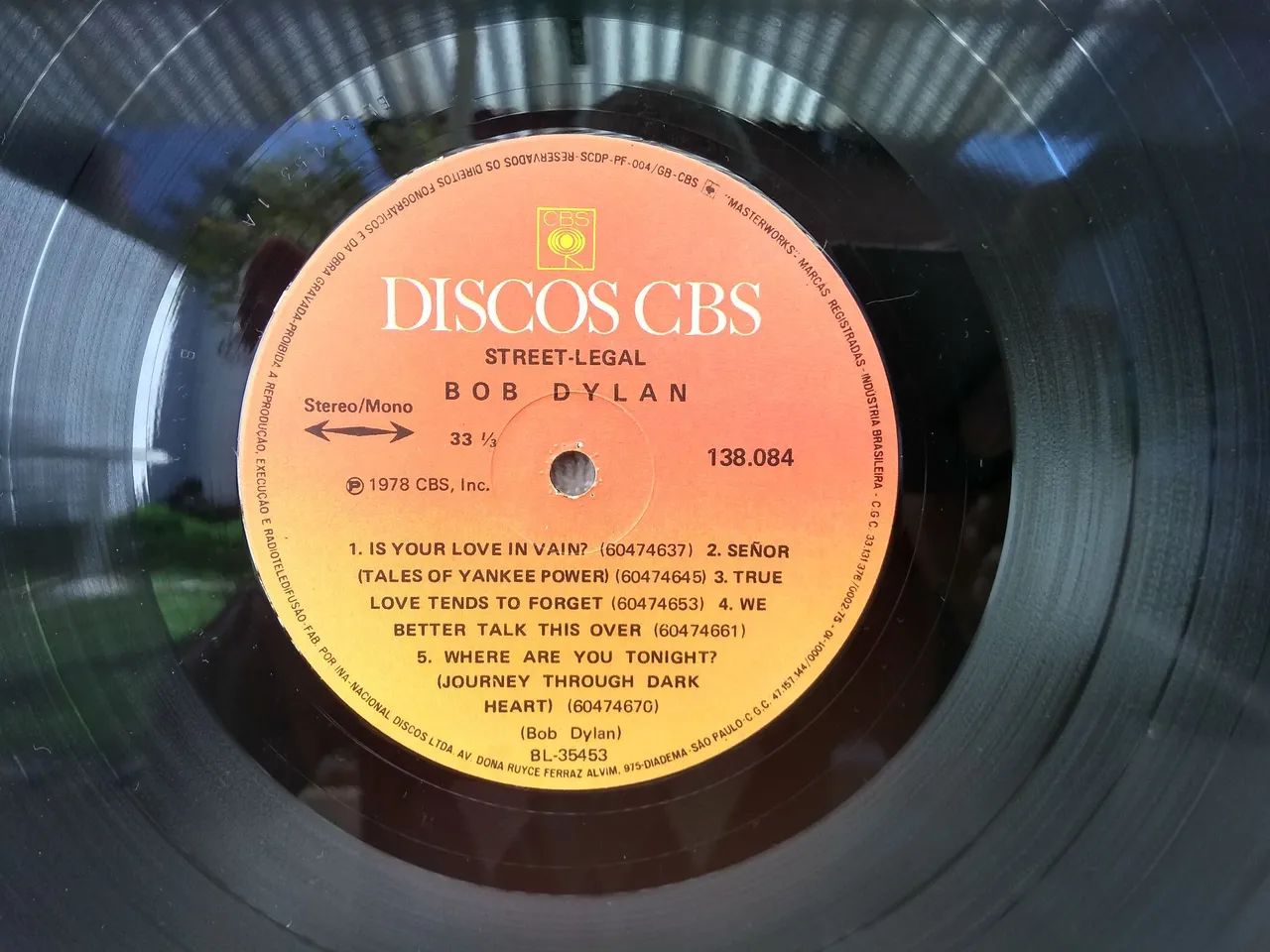 LP VINIL STREET LEGAL BOB DYLAN USADO  - Foto 5