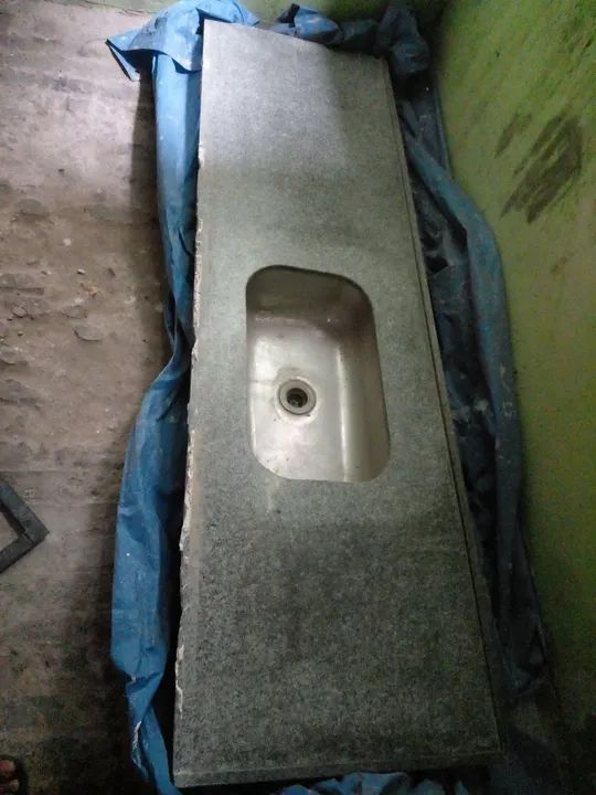 Pia de Granito Usada com Cuba - Foto 3