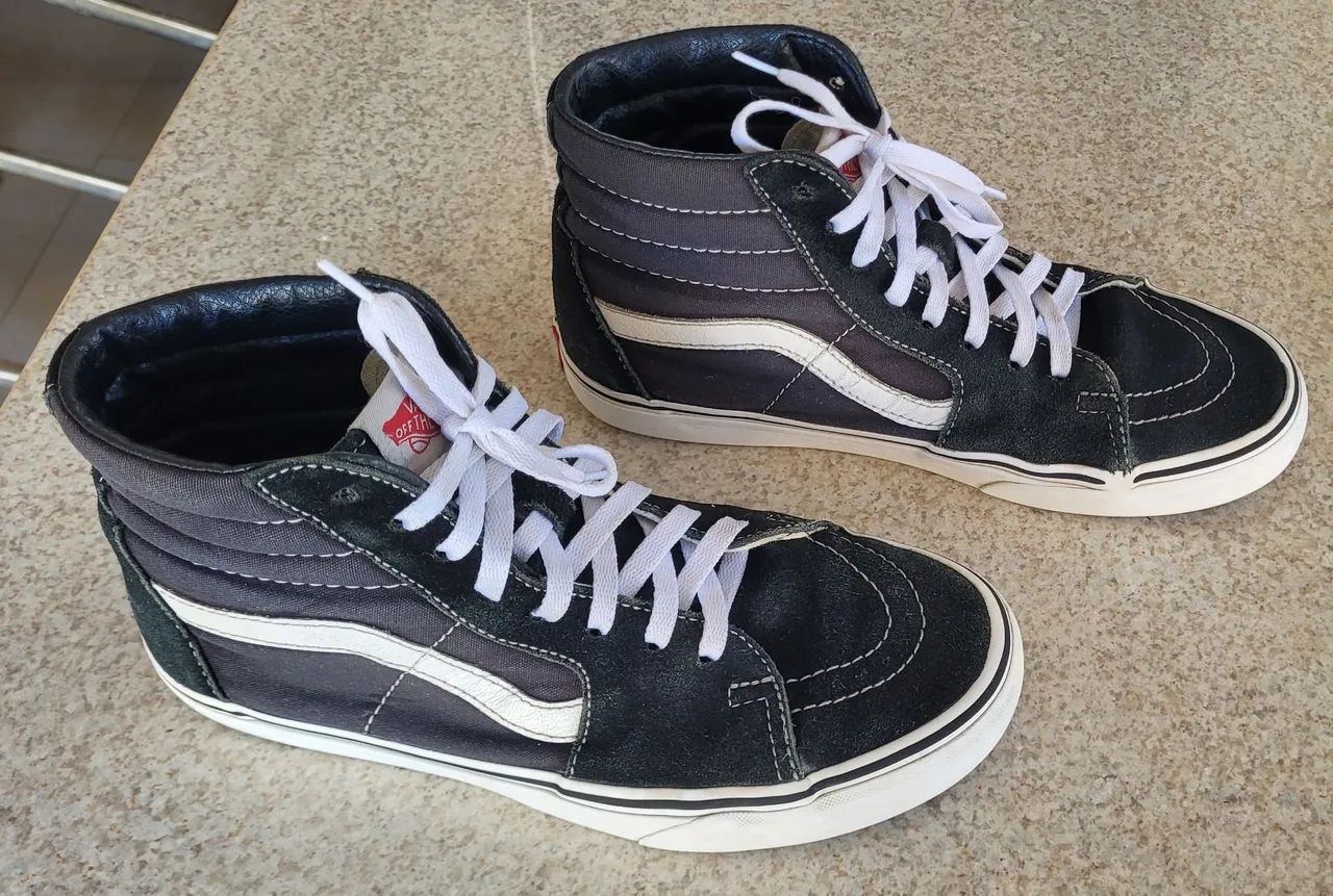 Tênis Vans Sk8-Hi Black White